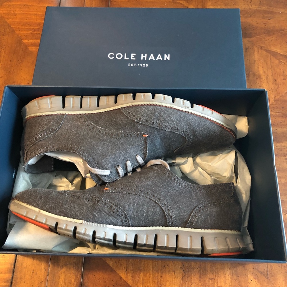 Cole Haan Zerogrand grey canvas size 11.5